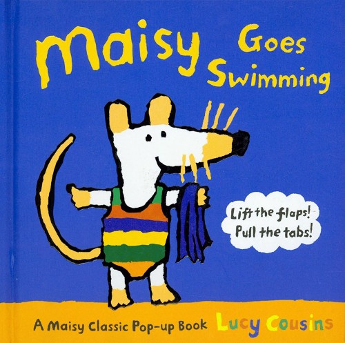 小鼠波波蓝盒: Maisy Goes Swimming(机关书)