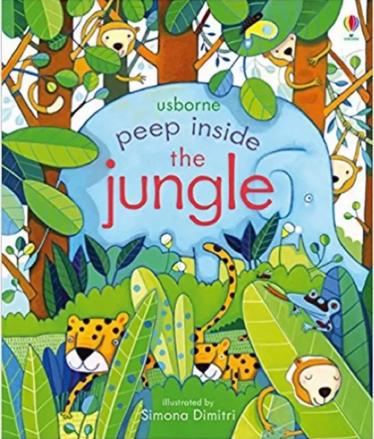 the jungle
(peep inside)(usborne)