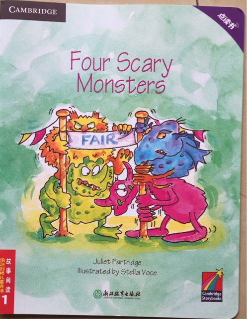 泡泡剑桥儿童英语故事阅读1: Four Scary Monsters