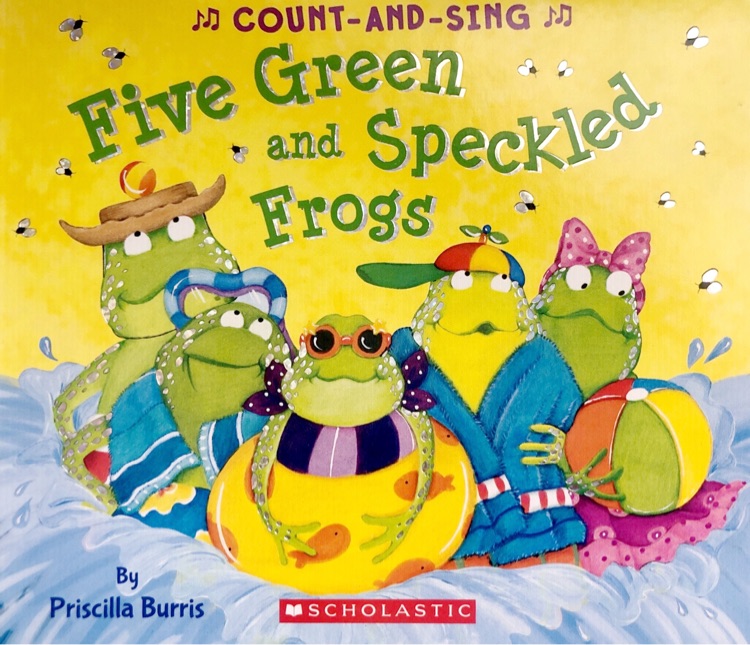 Five Green And Speckled Frogs Board Bo