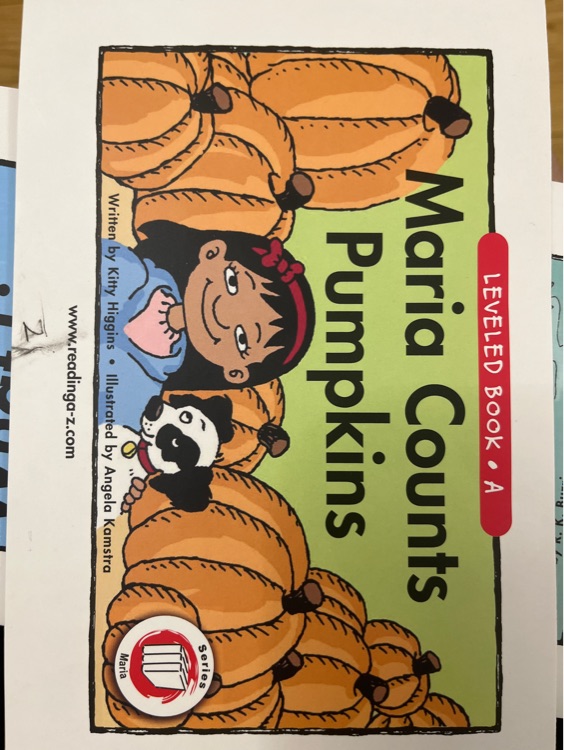 Maria Counts Pumpkins(