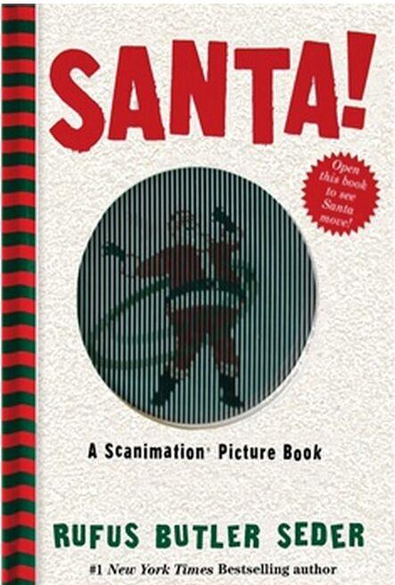 A Scanimation Book:Santa!神奇动画书: 圣诞老人!