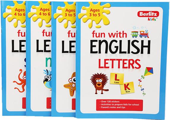 英国幼小衔接练习册“快乐学习” Berlitz Kids Fun With 