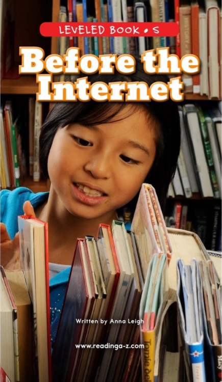 Before the Internet (RAZ S)